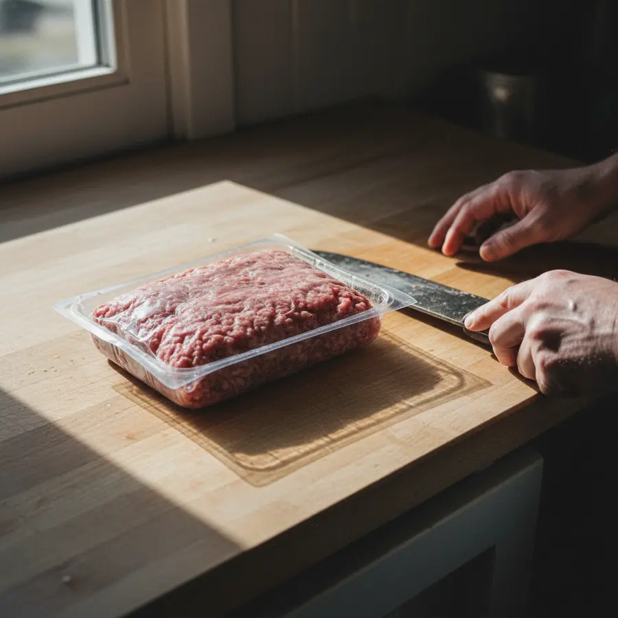 verdorbenes hackfleisch