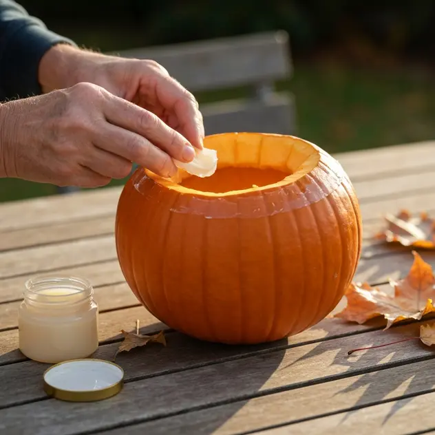 halloween kürbis haltbar machen