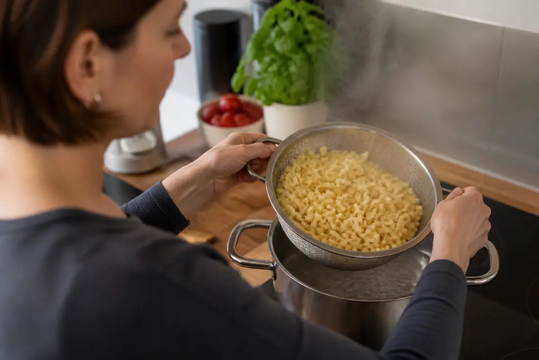 spaetzle-aufwaermen